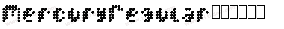 MercuryRegular字体转换