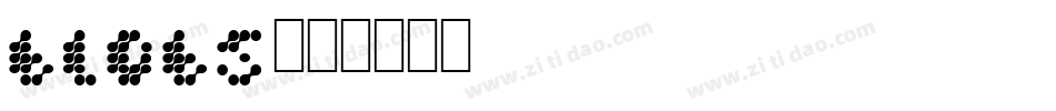 blobs字体转换