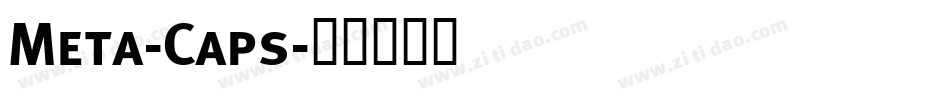 Meta-Caps字体转换