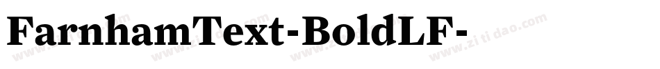 FarnhamText-BoldLF字体转换