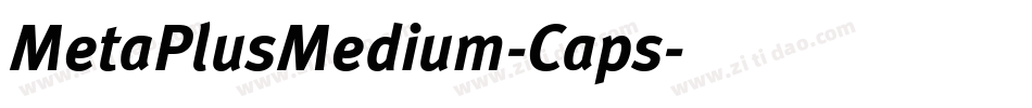 MetaPlusMedium-Caps字体转换
