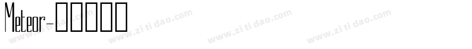 Meteor字体转换