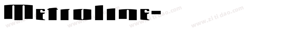 Metroline字体转换