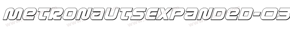 MetronautsExpanded-O3BP字体转换