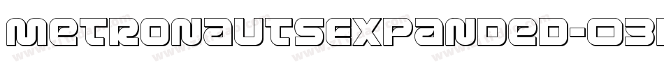 MetronautsExpanded-O3BP字体转换