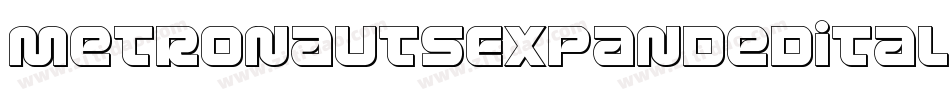 MetronautsExpandedItalic-ZMd8字体转换 MetronautsExpandedItalic-ZMd8字体转换