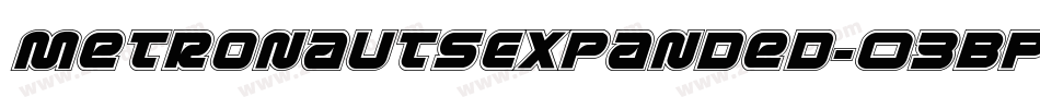 MetronautsExpanded-O3BP字体转换