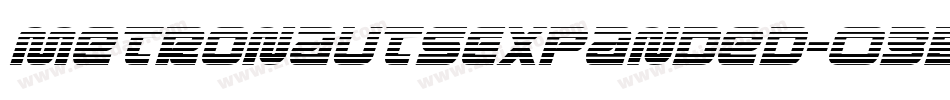 MetronautsExpanded-O3BP字体转换