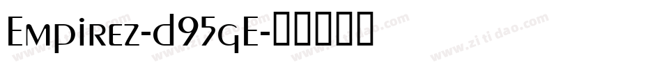 Empirez-d95gE字体转换