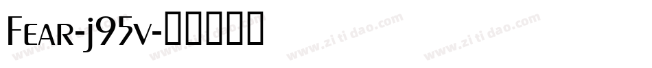 Fear-j95v字体转换