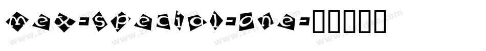 Mex-Special-One字体转换