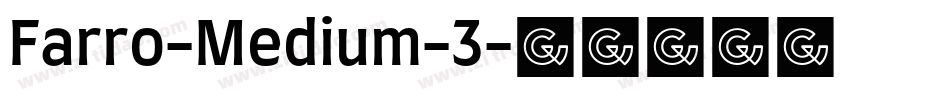 Farro-Medium-3字体转换