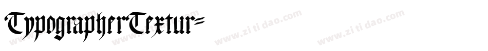 TypographerTextur字体转换