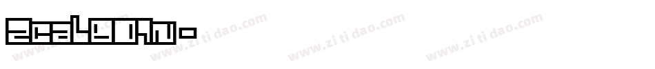 Zcal801n字体转换