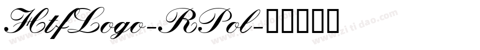 HtfLogo-RPol字体转换
