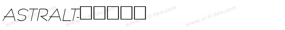 ASTRALT字体转换
