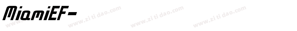 MiamiEF字体转换