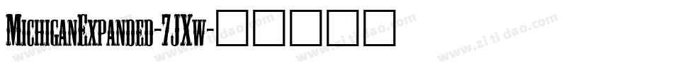 MichiganExpanded-7JXw字体转换
