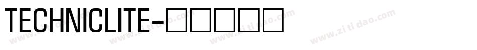 TechnicLite字体转换