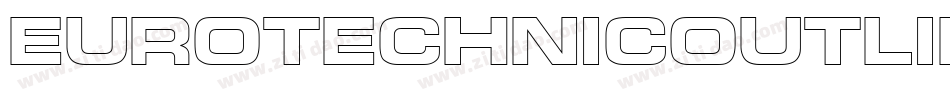 EuroTechnicOutline字体转换