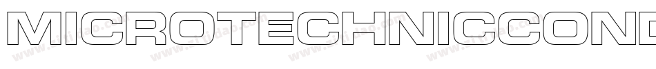 MicroTechnicCond字体转换