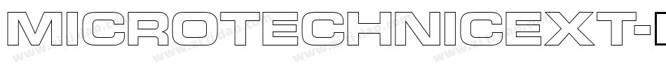 MicroTechnicExt字体转换