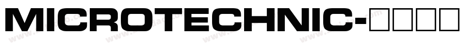 MicroTechnic字体转换