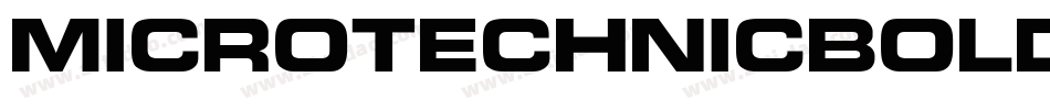 MicroTechnicBoldOutline字体转换
