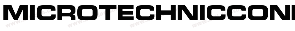 MicroTechnicCond字体转换