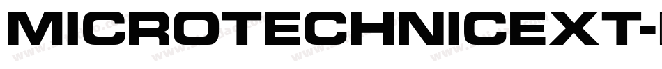 MicroTechnicExt字体转换