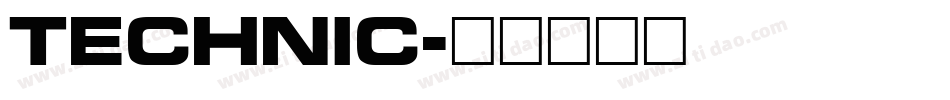 Technic字体转换