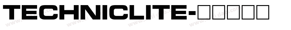 TechnicLite字体转换