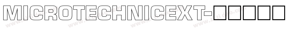 MicroTechnicExt字体转换