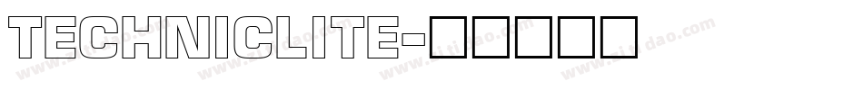 TechnicLite字体转换