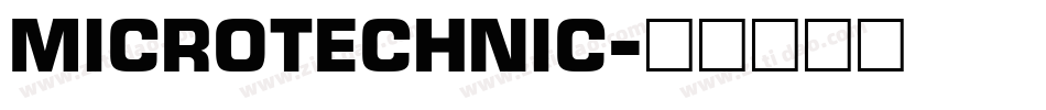 MicroTechnic字体转换