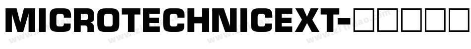 MicroTechnicExt字体转换