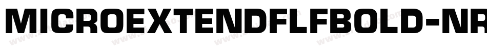 MicroextendflfBold-nRg0字体转换