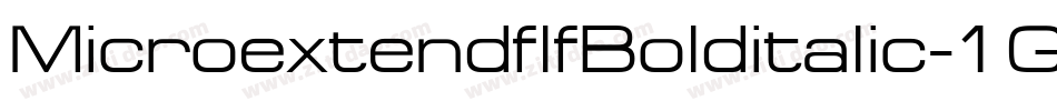 MicroextendflfBolditalic-1GaB字体转换