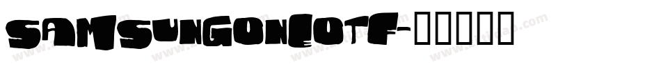 samsungoneotf字体转换