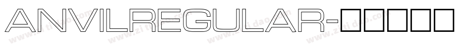 Anvilregular字体转换 Anvilregular字体转换