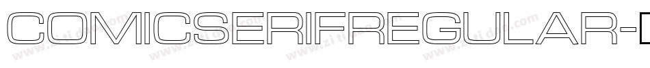 COMICSERIFREGULAR字体转换
