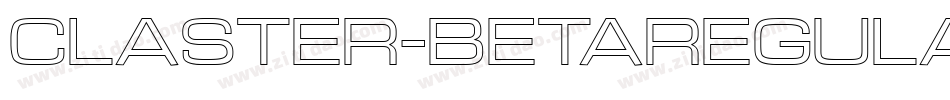 Claster-BETAregular字体转换 Claster-BETAregular字体转换