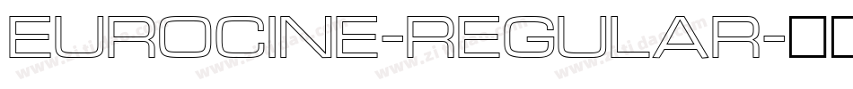 Eurocine-regular字体转换