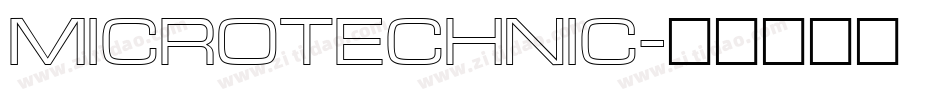 MicroTechnic字体转换