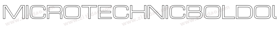 MicroTechnicBoldOutline字体转换