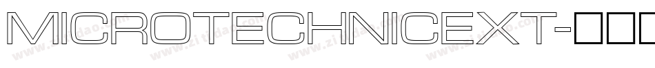 MicroTechnicExt字体转换