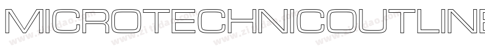 MicroTechnicOutline字体转换