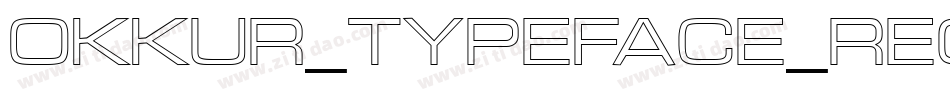 Okkur_typeface_regular字体转换