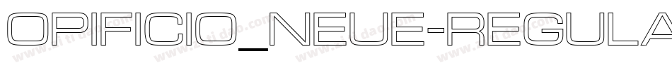 Opificio_neue-regular字体转换