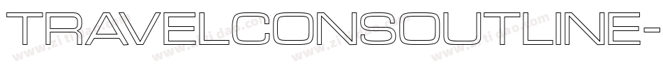 TravelconsOutline-EdRe字体转换 TravelconsOutline-EdRe字体转换
